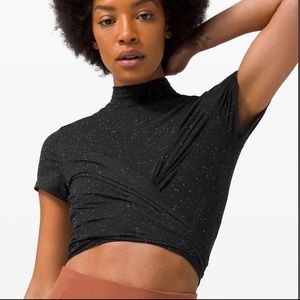 Lululemon Time to Restore Mock Neck Short Sleeve